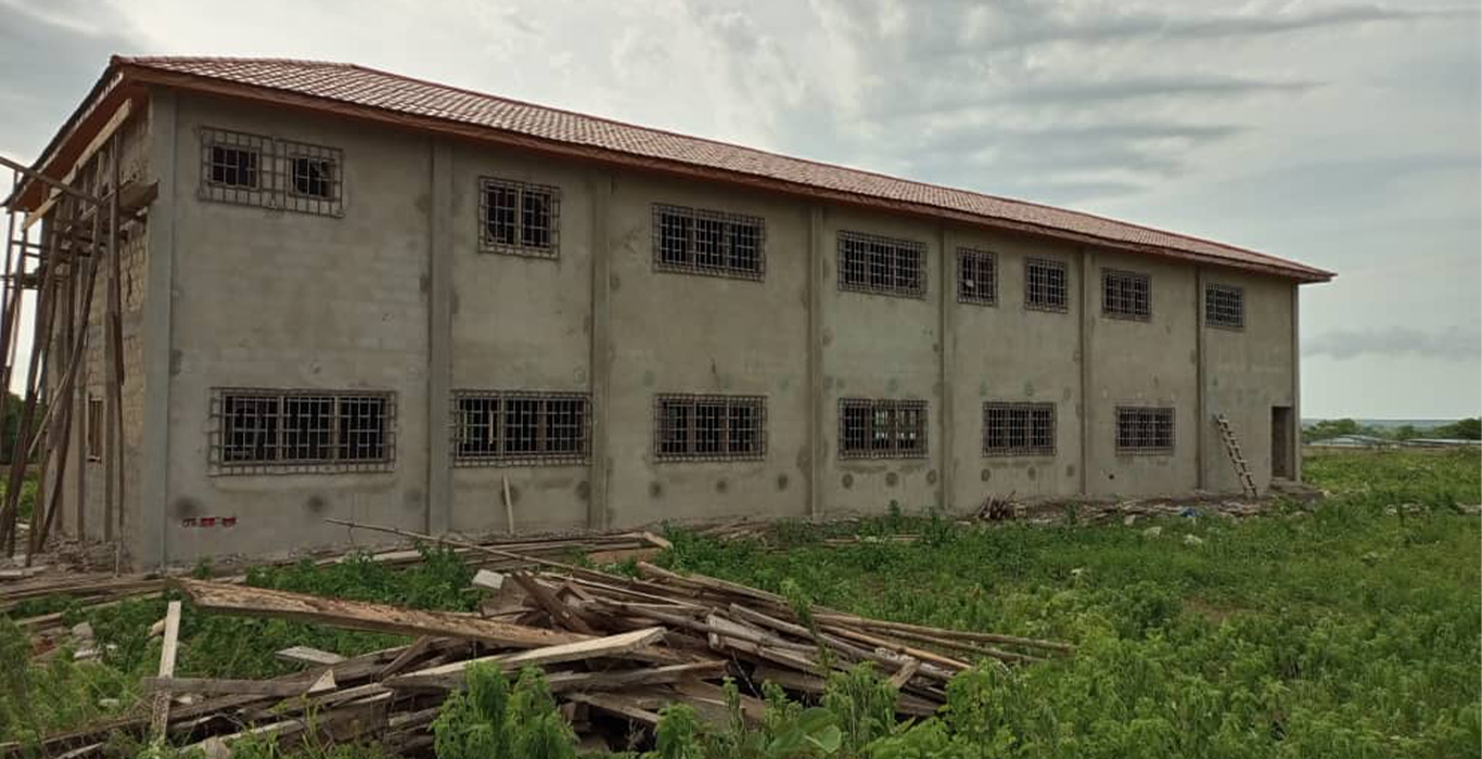 Chantier de construction HCE en Côte d'Ivoire